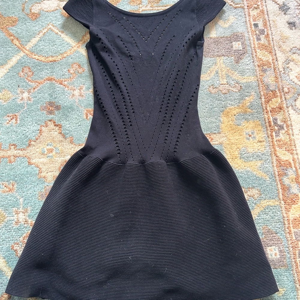 Maje Black Mini Dress